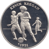 1996 SILVER PROOF KEVIN KEEGAN EUROPEAN FOOTBALL CHAMPIONSHIP - SILVER WORLD COINS - Cambridgeshire Coins
