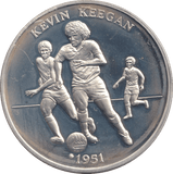 1996 SILVER PROOF KEVIN KEEGAN ROYAL MINT EUROPEAN FOOTBALL CHAMPIONS - SILVER WORLD COINS - Cambridgeshire Coins
