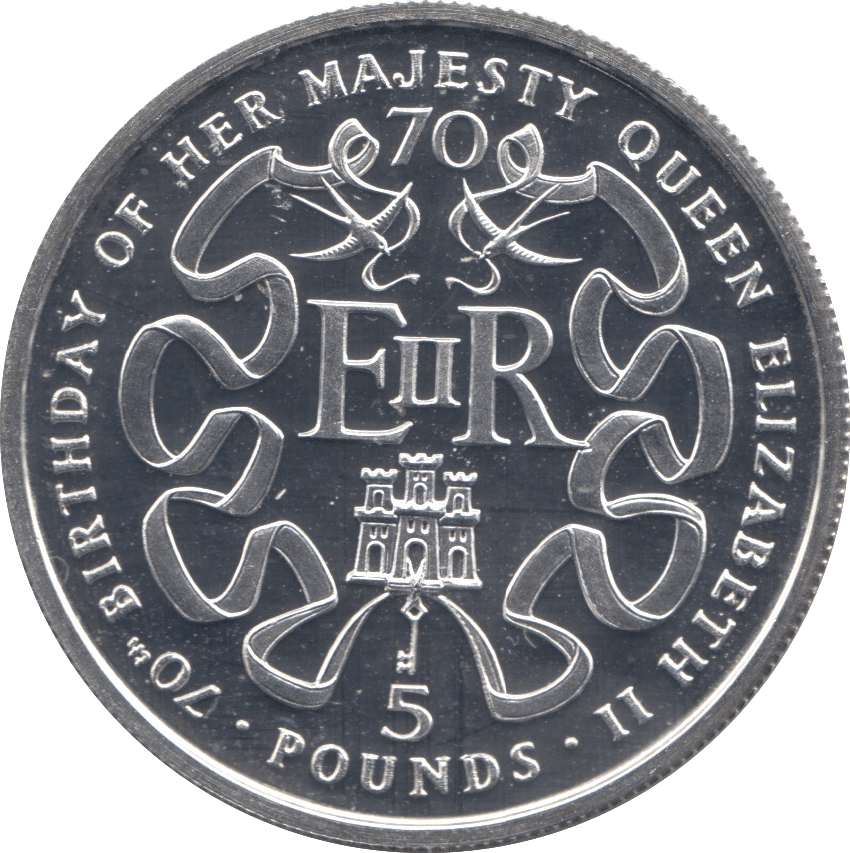1996 SILVER PROOF ONE CROWN GIBRALTAR - SILVER WORLD COINS - Cambridgeshire Coins