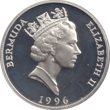 1996 SILVER PROOF ONE DOLLAR CORONATION OF GEORGE VI - SILVER WORLD COINS - Cambridgeshire Coins