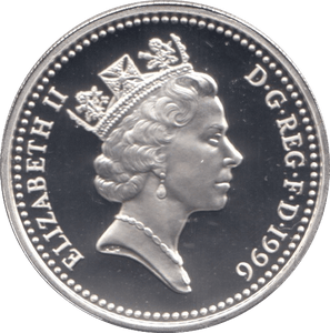 1996 SILVER PROOF ONE POUND £1 CELTIC CROSS - SILVER WORLD COINS - Cambridgeshire Coins