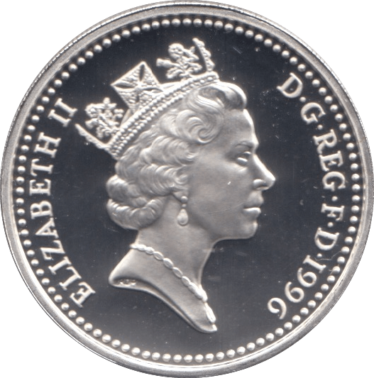 1996 SILVER PROOF ONE POUND £1 CELTIC CROSS - SILVER WORLD COINS - Cambridgeshire Coins