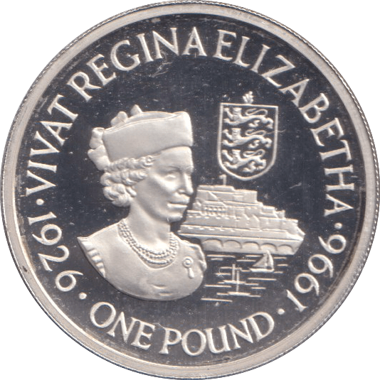 1996 SILVER PROOF ONE POUND REGINA ELIZABETHA - Silver Proof - Cambridgeshire Coins