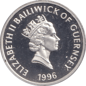 1996 SILVER PROOF ONE POUND REGINA ELIZABETHA - Silver Proof - Cambridgeshire Coins
