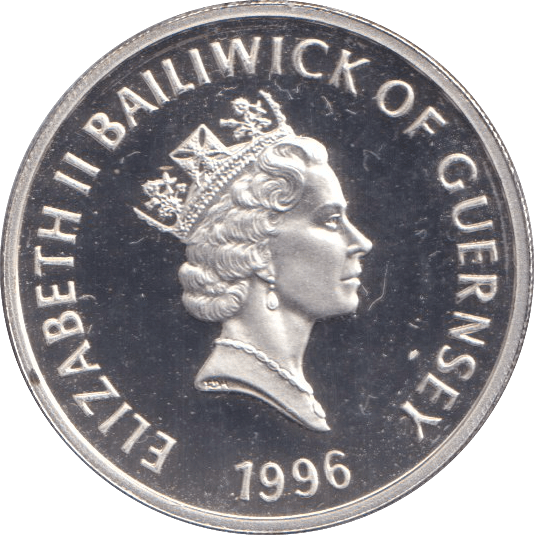 1996 SILVER PROOF ONE POUND REGINA ELIZABETHA - Silver Proof - Cambridgeshire Coins