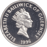 1996 SILVER PROOF ONE POUND REGINA ELIZABETHA - Silver Proof - Cambridgeshire Coins