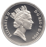 1996 SILVER PROOF ONE POUND - £1 Silver Proof - Cambridgeshire Coins