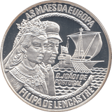 1996 SILVER PROOF PORTUGAL 50 EUROS - WORLD COINS - Cambridgeshire Coins