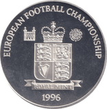 1996 SILVER PROOF ROBERT FRANCIS BOBBY MOORE ROYAL MINT EUROPEAN FOOTBALL CHAMPIONS - SILVER WORLD COINS - Cambridgeshire Coins