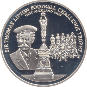 1996 SILVER PROOF SIR THOMAS LIPTON EUROPEAN FOOTBALL CHAMPIONSHIP - SILVER WORLD COINS - Cambridgeshire Coins