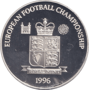 1996 SILVER PROOF STANLEY MATTHEWS ROYAL MINT EUROPEAN FOOTBALL CHAMPIONS - SILVER WORLD COINS - Cambridgeshire Coins