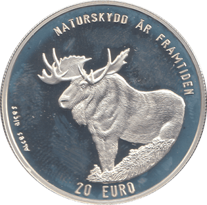 1996 SILVER PROOF SWEDEN 20 EURO - WORLD COINS - Cambridgeshire Coins