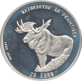 1996 SILVER PROOF SWEDEN 20 EURO - WORLD COINS - Cambridgeshire Coins