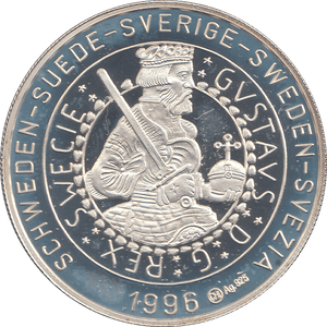 1996 SILVER PROOF SWEDEN 20 EURO - WORLD COINS - Cambridgeshire Coins