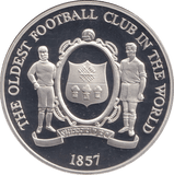 1996 SILVER PROOF THE OLDEST FOOTBALL CLUB IN THE WORLD EUROPEAN FOOTBALL CHAMPIONSHIP - SILVER WORLD COINS - Cambridgeshire Coins