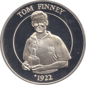 1996 SILVER PROOF TOM FINNEY EUROPEAN FOOTBALL CHAMPIONSHIP - SILVER WORLD COINS - Cambridgeshire Coins