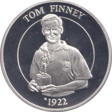 1996 SILVER PROOF TOM FINNEY ROYAL MINT EUROPEAN FOOTBALL CHAMPIONS - SILVER WORLD COINS - Cambridgeshire Coins
