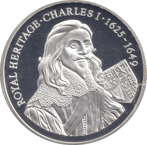 1996 SILVER PROOF TWO POUND ROYAL HERITAGE CHARLES I - SILVER WORLD COINS - Cambridgeshire Coins