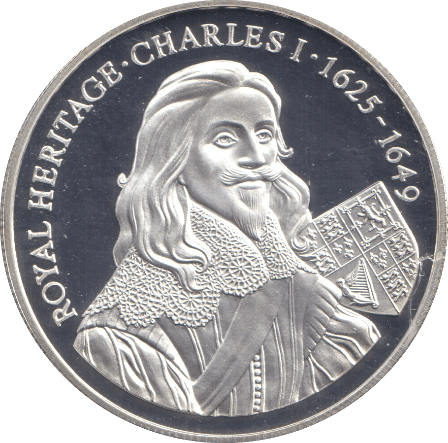 1996 SILVER PROOF TWO POUND ROYAL HERITAGE CHARLES I - SILVER WORLD COINS - Cambridgeshire Coins