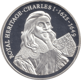 1996 SILVER PROOF TWO POUND ROYAL HERITAGE CHARLES I - SILVER WORLD COINS - Cambridgeshire Coins