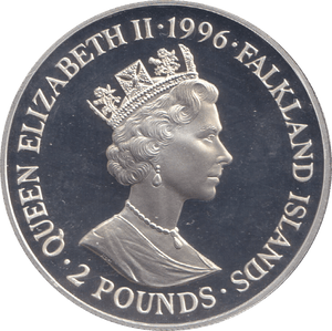 1996 SILVER PROOF TWO POUND ROYAL HERITAGE EDWARD THE CONFESSOR - SILVER WORLD COINS - Cambridgeshire Coins