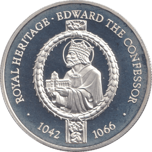1996 SILVER PROOF TWO POUND ROYAL HERITAGE EDWARD THE CONFESSOR - SILVER WORLD COINS - Cambridgeshire Coins