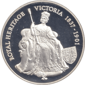 1996 SILVER PROOF TWO POUND ROYAL HERITAGE VICTORIA - SILVER WORLD COINS - Cambridgeshire Coins