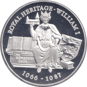 1996 SILVER PROOF TWO POUND ROYAL HERITAGE WILLIAM I - SILVER WORLD COINS - Cambridgeshire Coins