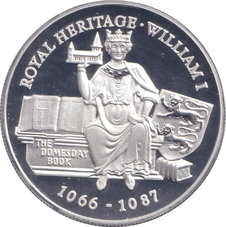 1996 SILVER PROOF TWO POUND ROYAL HERITAGE WILLIAM I - SILVER WORLD COINS - Cambridgeshire Coins