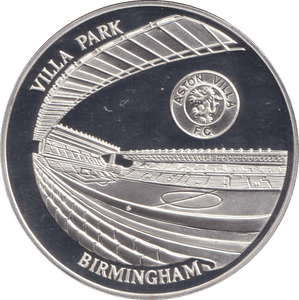 1996 SILVER PROOF VILLA PARK BIRMINGHAM EUROPEAN FOOTBALL CHAMPIONSHIP - SILVER WORLD COINS - Cambridgeshire Coins