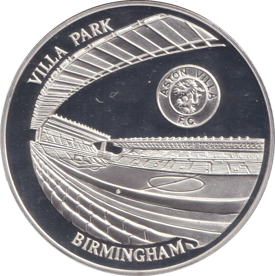 1996 SILVER PROOF VILLA PARK BIRMINGHAM EUROPEAN FOOTBALL CHAMPIONSHIP - SILVER WORLD COINS - Cambridgeshire Coins