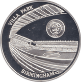 1996 SILVER PROOF VILLA PARK BIRMINGHAM EUROPEAN FOOTBALL CHAMPIONSHIP - SILVER WORLD COINS - Cambridgeshire Coins
