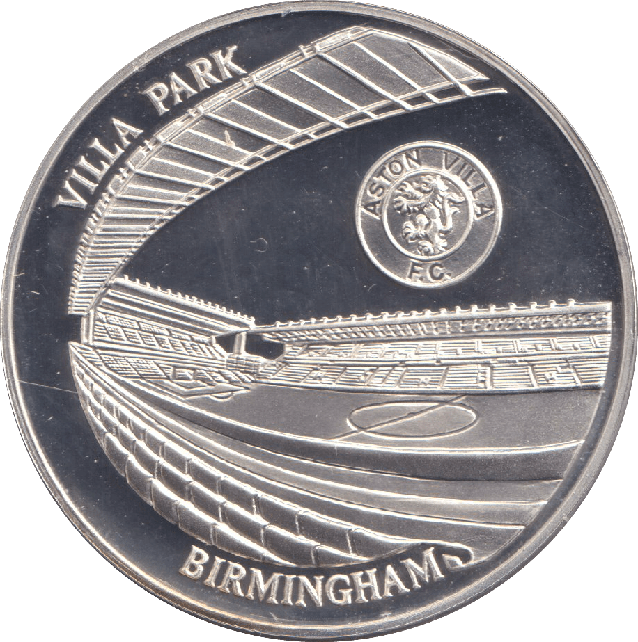 1996 SILVER PROOF VILLA PARK BIRMINGHAM ROYAL MINT EUROPEAN FOOTBALL CHAMPIONS - SILVER WORLD COINS - Cambridgeshire Coins
