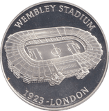 1996 SILVER PROOF WEMBLEY STADIUM LONDON ROYAL MINT EUROPEAN FOOTBALL CHAMPIONS - SILVER WORLD COINS - Cambridgeshire Coins