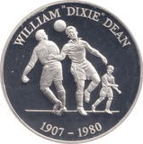 1996 SILVER PROOF WILLIAM DIXIE DEAN ROYAL MINT EUROPEAN FOOTBALL CHAMPIONS - SILVER WORLD COINS - Cambridgeshire Coins