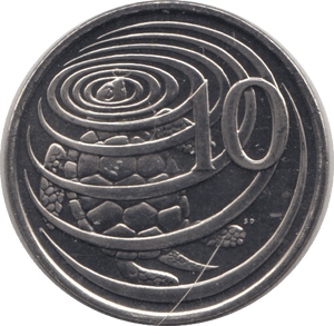 1996 TEN CENTS CAYMAN ISLANDS - WORLD COINS - Cambridgeshire Coins
