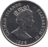1996 TEN CENTS CAYMAN ISLANDS - WORLD COINS - Cambridgeshire Coins