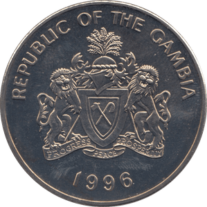1996 TEN DALASI GAMBIA F604 - WORLD COINS - Cambridgeshire Coins