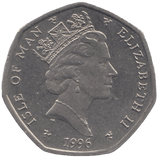 1996 TT FIFTY PENCE ISLE OF MAN ( LARGE ) - WORLD COINS - Cambridgeshire Coins