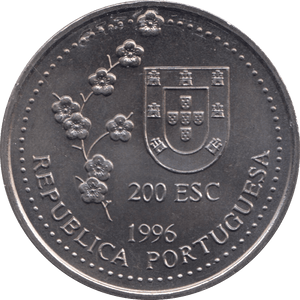 1996 TWO HUNDRED ESC - WORLD COINS - Cambridgeshire Coins