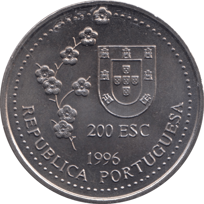 1996 TWO HUNDRED ESC - WORLD COINS - Cambridgeshire Coins