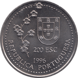 1996 TWO HUNDRED ESC - WORLD COINS - Cambridgeshire Coins