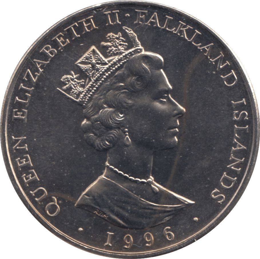 1996 TWO POUNDS FALKLAND ISLANDS F394 - CROWN - Cambridgeshire Coins