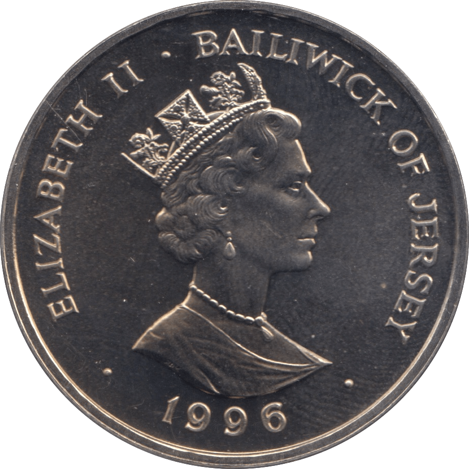 1996 TWO POUNDS JERSEY F403 - WORLD COINS - Cambridgeshire Coins
