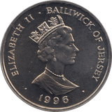 1996 TWO POUNDS JERSEY F403 - WORLD COINS - Cambridgeshire Coins