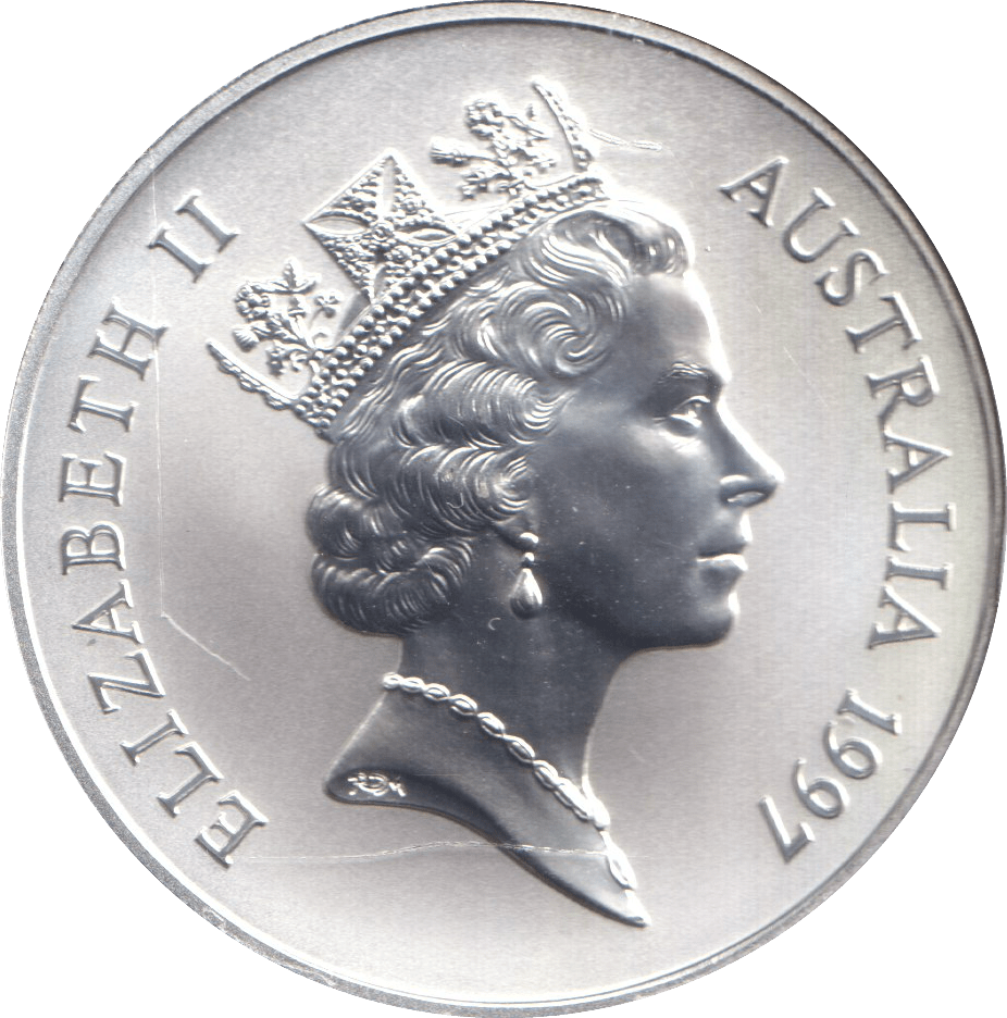 1997 1 OZ .999 FINE SILVER DOLLAR AUSTRALIA KANGAROO - SILVER WORLD COINS - Cambridgeshire Coins