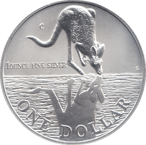 1997 1 OZ .999 FINE SILVER DOLLAR AUSTRALIA KANGAROO - SILVER WORLD COINS - Cambridgeshire Coins