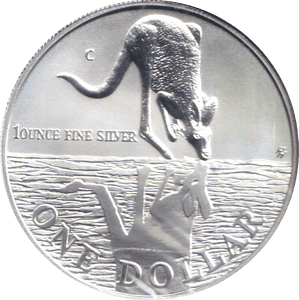 1997 1 OZ .999 FINE SILVER DOLLAR AUSTRALIA KANGAROO - SILVER WORLD COINS - Cambridgeshire Coins