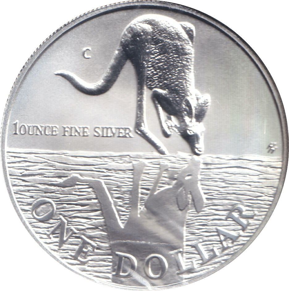 1997 1 OZ .999 FINE SILVER DOLLAR AUSTRALIA KANGAROO - SILVER WORLD COINS - Cambridgeshire Coins