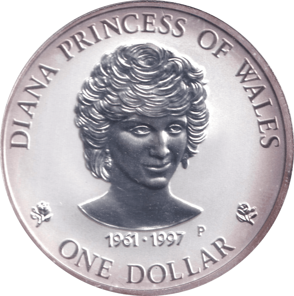 1997 1 OZ .999 SILVER ONE DOLLAR PRINCESS DIANA COOK ISLANDS - SILVER WORLD COINS - Cambridgeshire Coins
